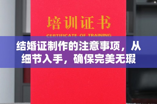 雷山结婚证制作的注意事项，从细节入手，确保完美无瑕
